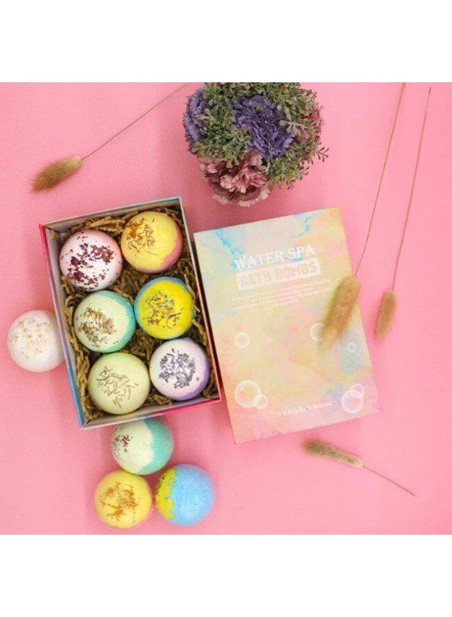 BLOOMING TIME Bath Bombs, Bath Bomb Gift Set 6 x 4 OZ - Image 1
