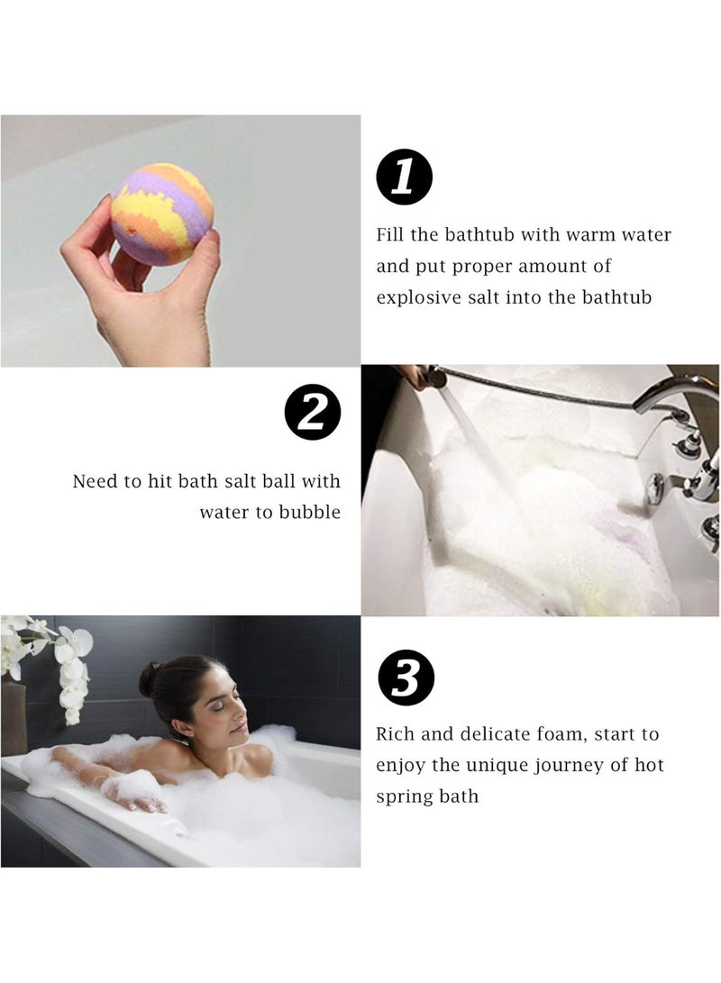 BLOOMING TIME Bath Bombs, Bath Bomb Gift Set 6 x 4 OZ - Image 5