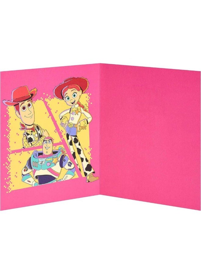 UK Greetings Disney Toy Story 5 Jessie Saddle Up For An Awesome Birthday! Greeting Card (15.9 x 18.4 cm) - Image 2
