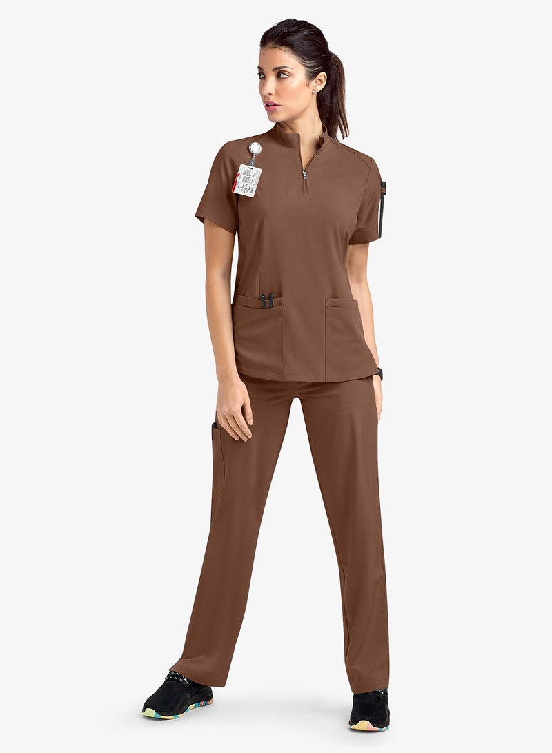 KUYING New V-neck Split Style Medical Work Uniform  - Image 1