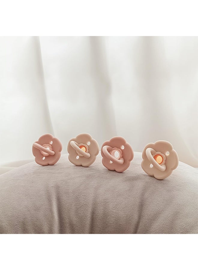 Pacifiers Set of 2 | One-Piece Design Baby Pacifier with Large Air Holes | BPA-Free Safe Silicone Soother | 6 Months Up - Image 5
