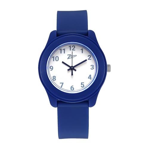 Zoop Analog Watch with White Dial & Blue Strap for Boys Girls Kids, from House of Titan - NU26019PP24W - Image 1