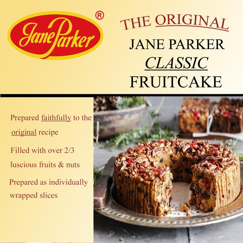 Jane Parker Fruitcake Classic Light Fruit Cake 4.5 Pound (72 Ounce) Ring in a Collectible Holiday Tin-Holiday-Cake-Christmas Cake-The Best Fruitcake You Can Buy - Image 2