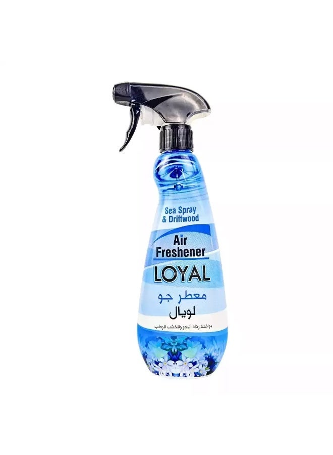 loyal بخاخ معطر هواء لويل برائحة رذاذ البحر والخشب الطافي - 450 مل - Image 1