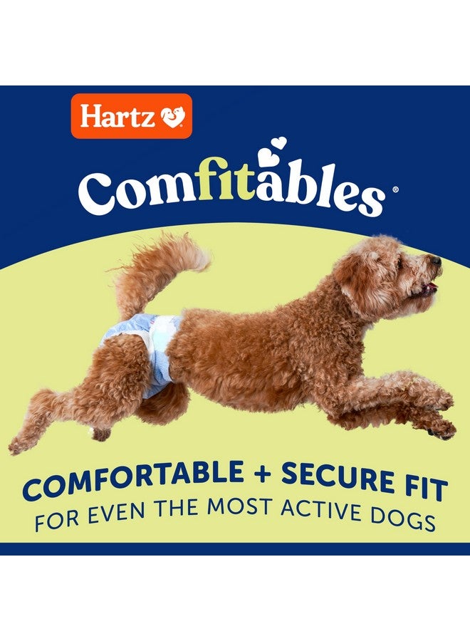 هارتز جديد! حفاضات هارتز® كومفيتابلز® للكلاب للاستخدام مرة واحدة، مقاس XXS، ٤٢ حفاضة، مريحة وآمنة، سهلة الارتداء، فائقة الامتصاص، للذكور والإناث. - Image 2