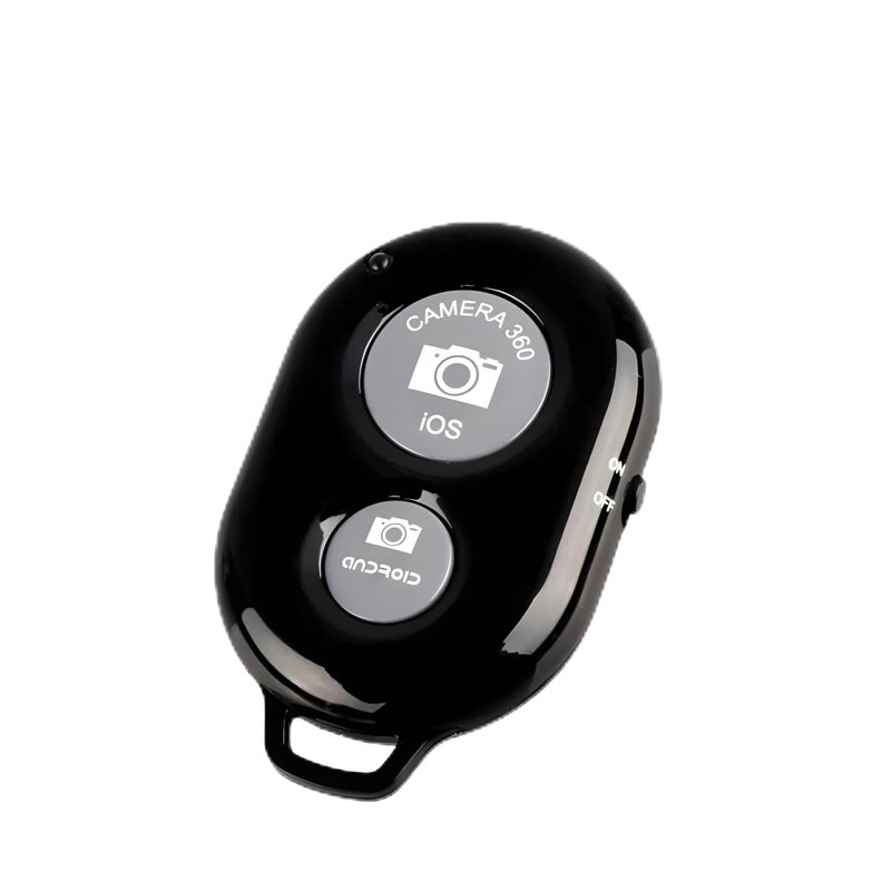 VEROX Bluetooth Shutter Remote Control Wireless Technology Photo Clicker Selfie Stick for Creating Videos and Photos 2 Click Button Compatible with iOS and Android Smart Phone Tablet - Black - Image 5