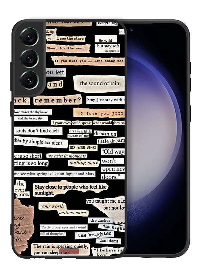 Tolwak Samsung Galaxy S21 FE 5G Protective Case Cover Quotes Stickers - Image 2