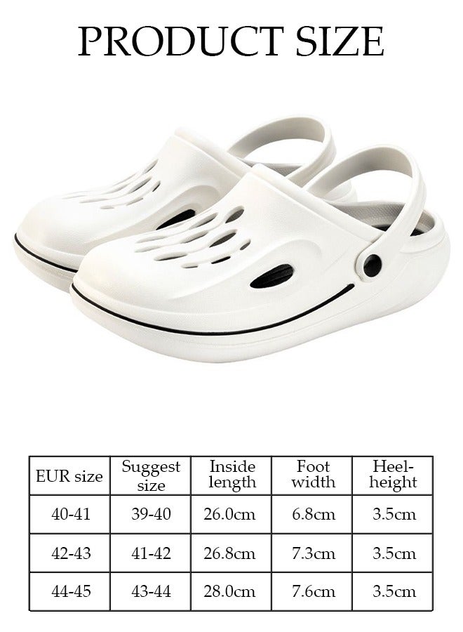 DUNISO Men's Sandals Fashion Quick Drying Slide Sandal with Non-slip Soles Thick Sole Beach Slipper Breathable Slip-on Sandal Men's House Flat Slipper for Indoor & Outdoor  - Image 2