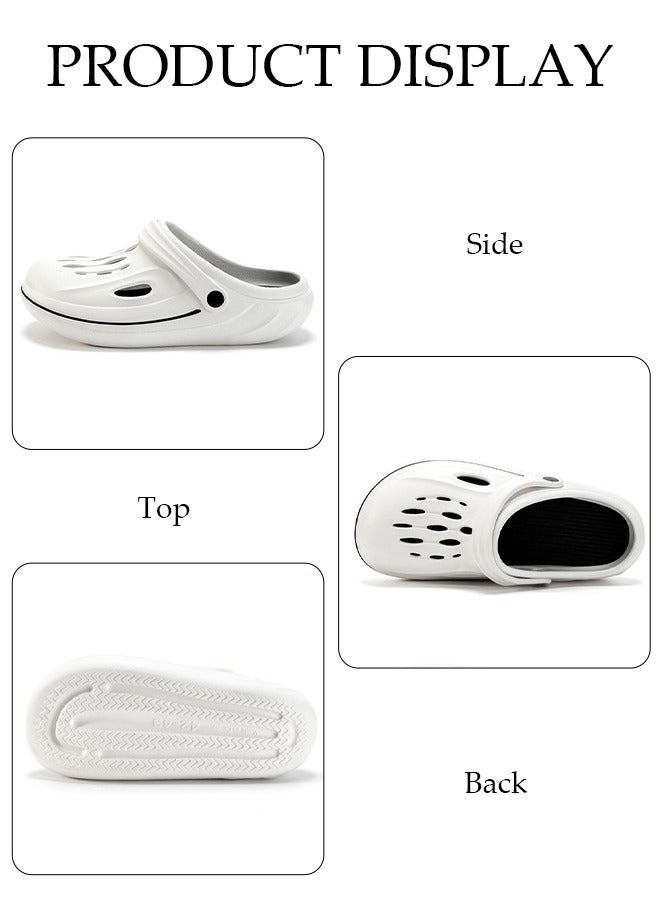 DUNISO Men's Sandals Fashion Quick Drying Slide Sandal with Non-slip Soles Thick Sole Beach Slipper Breathable Slip-on Sandal Men's House Flat Slipper for Indoor & Outdoor  - Image 4