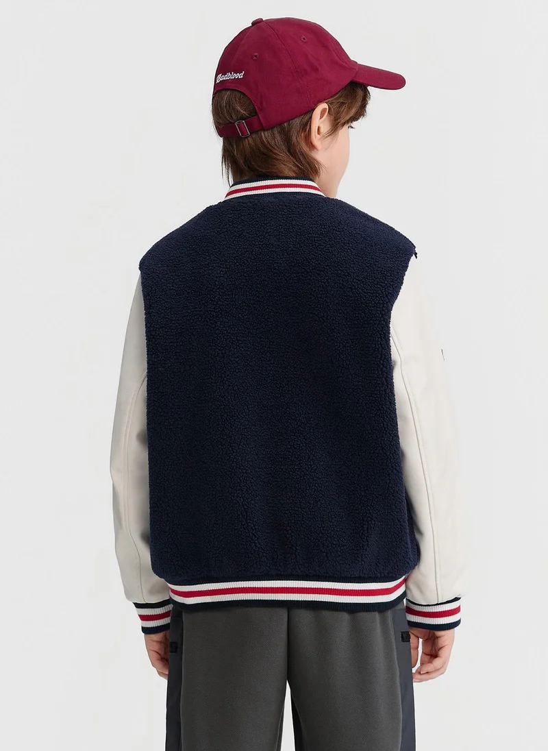 Balabala Kids Boy Knitted padded jacket