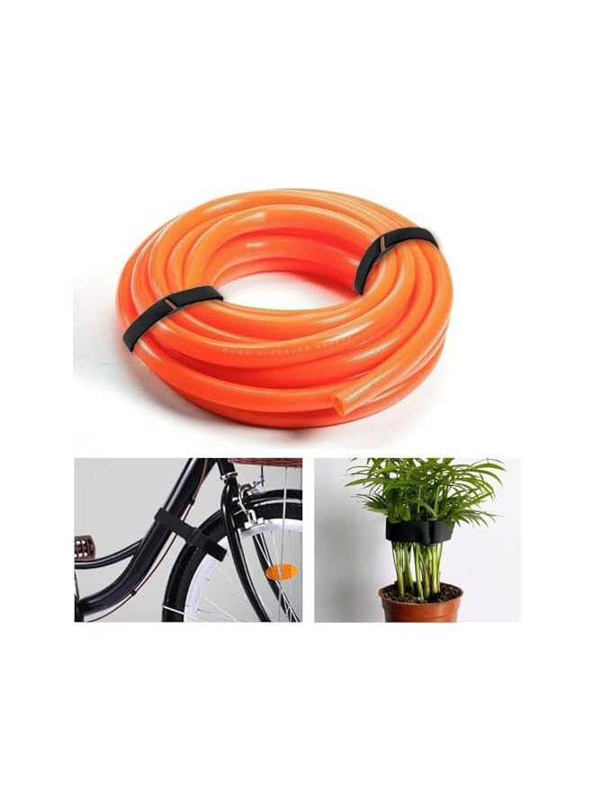 S-TOP 5m Adjustable Cable Straps with 25 Buckles, Free Cut Length, Black Reusable Fastening Cable Ties, Hook and Loop Securing Strap for Cable Tidy, Wire Management, Cord Organiser, 2cm Wide - Image 5