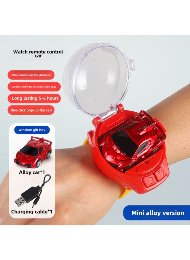 Loquat Rc Car Toy - High-speed Off-road Vehicle Remote Control For Kids Adults - Durable Abs Plastic Body Various Colors Available-Color:Alloy Red Rambo (charging Version) With Lamp-Proportion:Advanced Con - Image 1