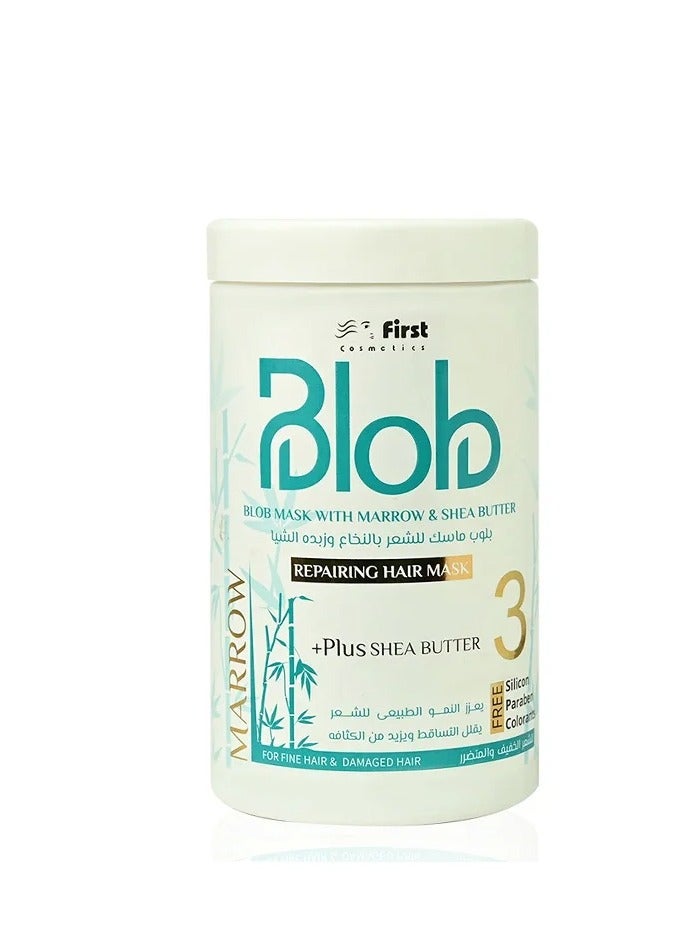 Blob Hair Repair Mask with Marrow and Shea Butter for Damaged Hair 1000ml 