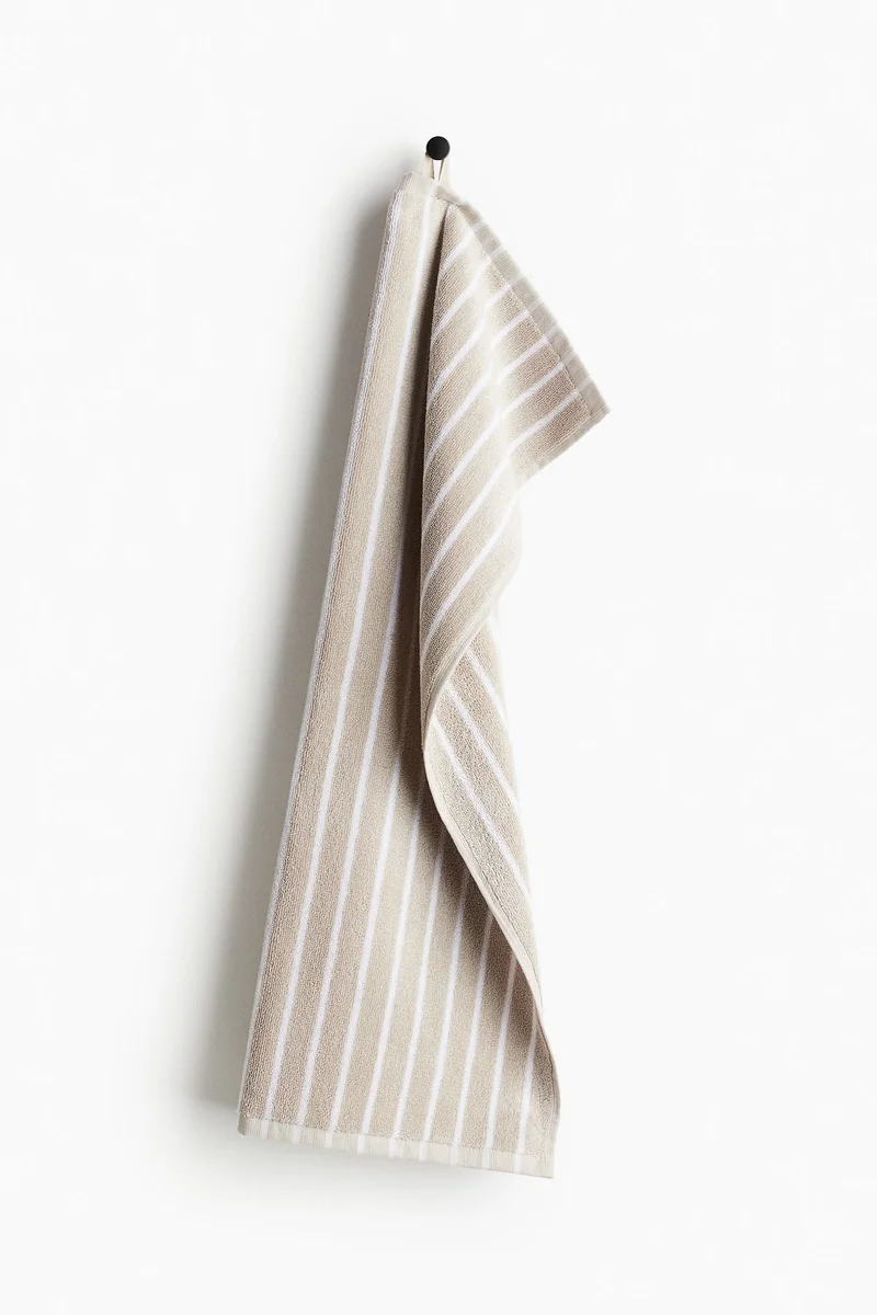 H&M Striped hand towel