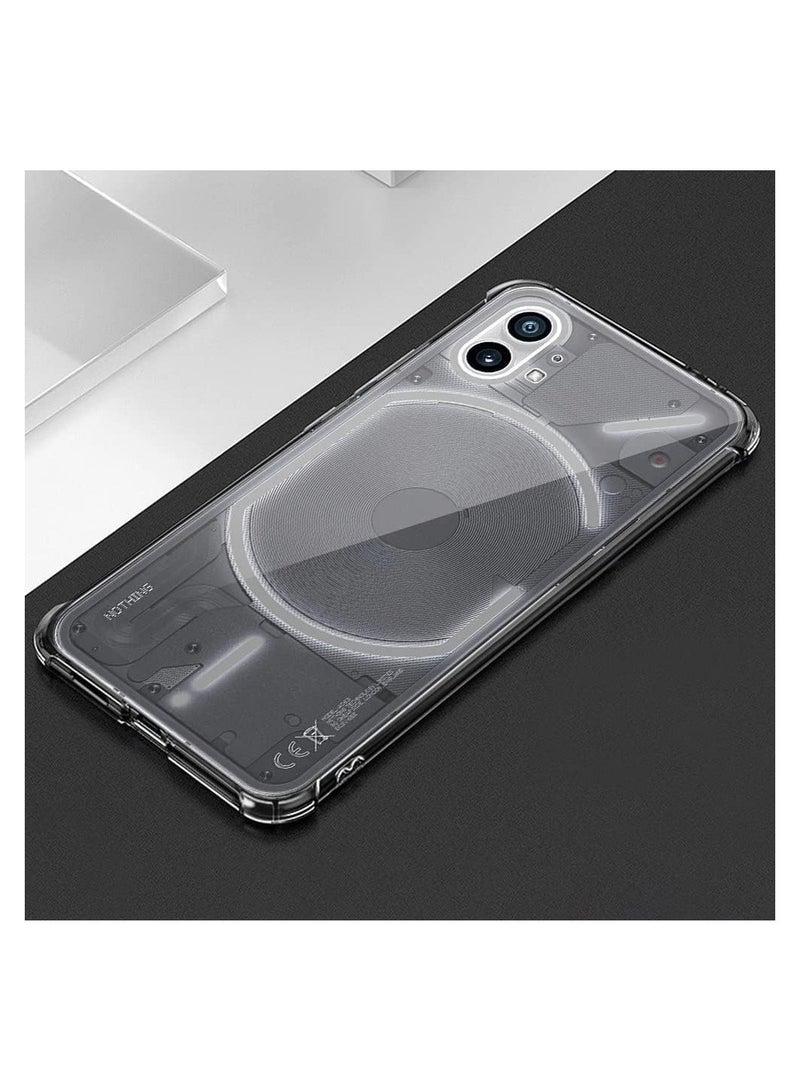 ELTRAZONE Case for Nothing Phone 1 Case Cover Clear Back Air Cushion Soft Silicone Shockproof Anti-Scratch Protective Bumper Shell Corner for Nothing Phone - Image 3
