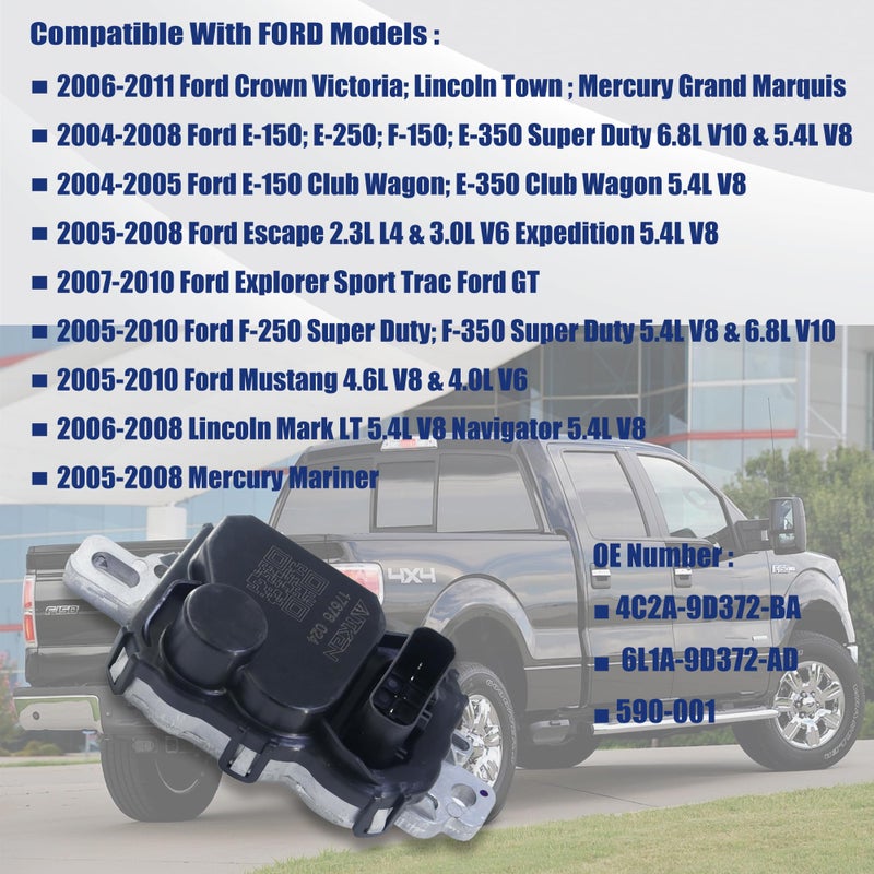 AITKEN Fuel Pump Driver/Control Module (FPDM) with Mounting Bolts for 2004-2008 Ford F-150 Lobo E-Series, Mustang Expedition Escape F-250/350/450/550 Super Duty Replaces 5L8A9D370AA 590-001. - Image 4