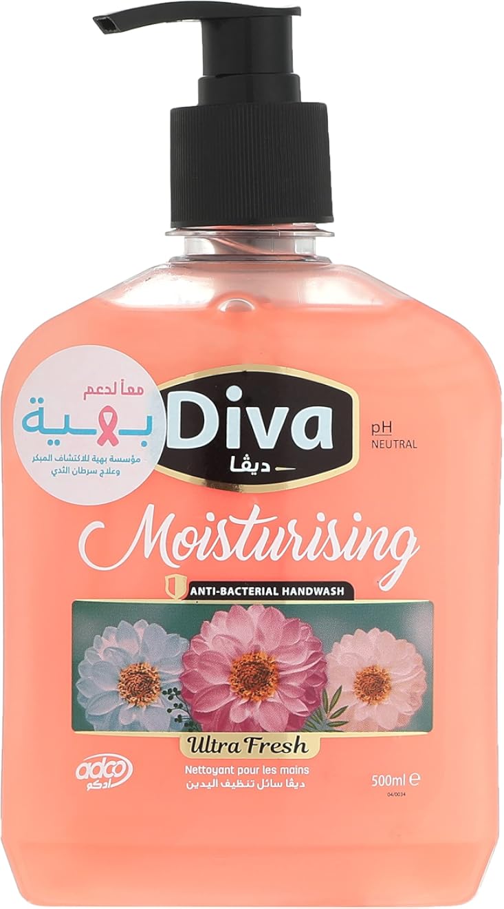Diva liquid hand soap 500 ml ultra fresh