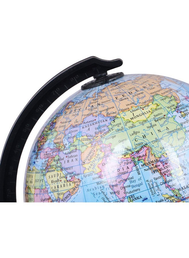 Magicwand STEM & STEAM Educational,Decorative Spinning Political Educational Laminated Rotating World Globe【MADE IN INDIA】【5" Plastic with Magnifier】 - Image 4