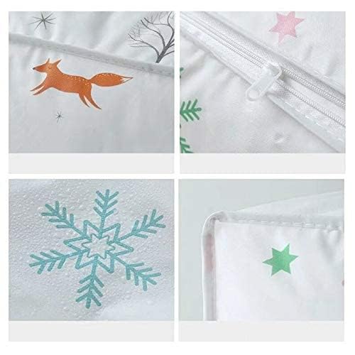SM ENTERPRICE SM ENTERPRICE Big Size Under Bed Storage Moisture Proof Mildew Proof Dust Proof Quilt Storage Bags for Jackets Pillows Blankets Underbed Storage Bag 70 50 25 Cm - Image 4