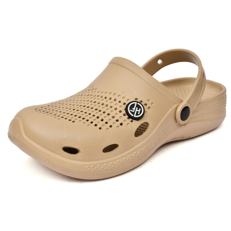 health fit EXTRA SOFT Men's Classic Casual Clogs/Sandals with Adjustable Back Strap for Adult | Comfortable & Light Weight | Stylish & Anti-Skid | Waterproof & Everyday Use Mules for Gents/Boys SC-BG 10 UK - Image 1
