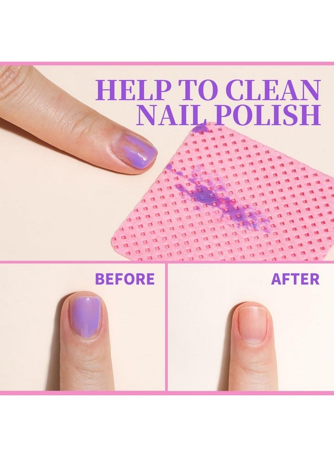 FANDAMEI FANDAMEI 740PCS Lint Free Nail Wipes, Nail Wipes for Gel Nails Lint Free, Lint Free Wipes for Nails, Cleaning Pads for Nails, Glue Wipes Lash Extensions, Nail Lint Free Wipes, Nail Prep Pads  - Image 5