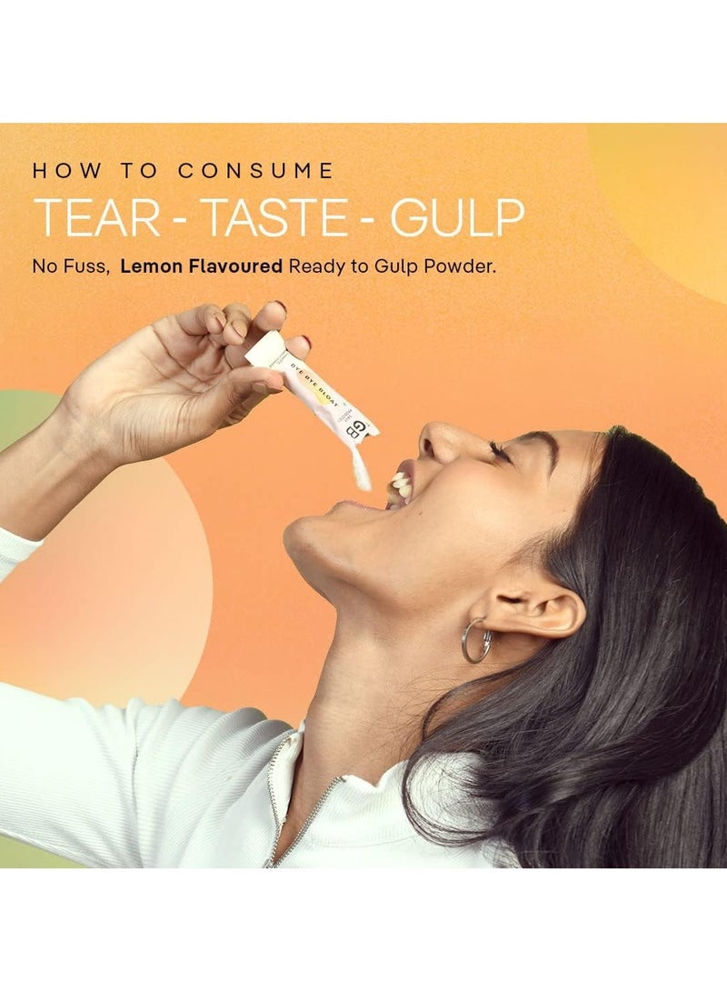 علة جيدة The Good Bug ByeBye Bloat SuperGut Powder لهضم صحي | مكمل ما قبل البروبيوتيك الذي يساعد في علاج الانتفاخ والغازات وحرقة المعدة | 2.5 مليار وحدة تشكيل مستعمرة من السلالة المثبتة سريريًا | باقة 15 يوم - Image 2