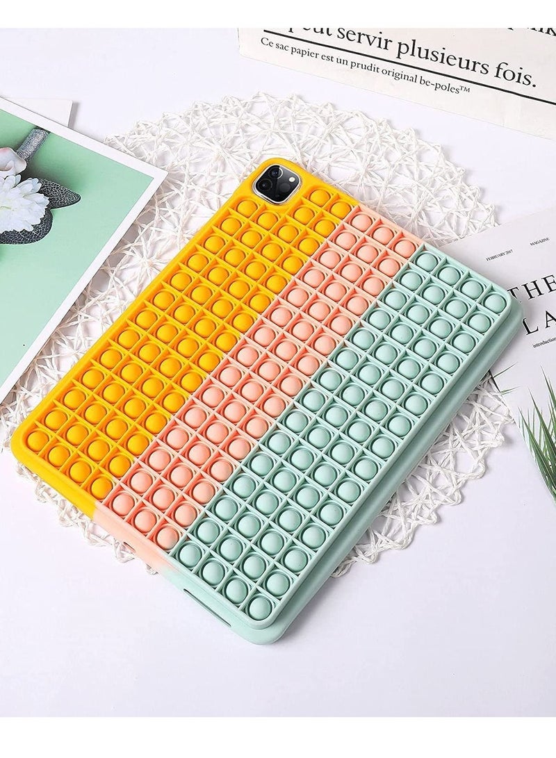SYOSI Case for IPad Push Pop bubble Fidget Stress Toy IPad Silicone Cover Good Protection For iPad 8th Gen 2020 10.2" iPad Air 10.9" iPad Pro 11" iPad Air 4th Gen 10.9" iPad Pro 1st Gen 11 - Image 1