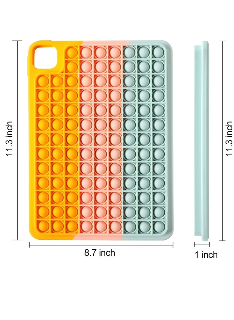 SYOSI Case for IPad Push Pop bubble Fidget Stress Toy IPad Silicone Cover Good Protection For iPad 8th Gen 2020 10.2" iPad Air 10.9" iPad Pro 11" iPad Air 4th Gen 10.9" iPad Pro 1st Gen 11 - Image 3
