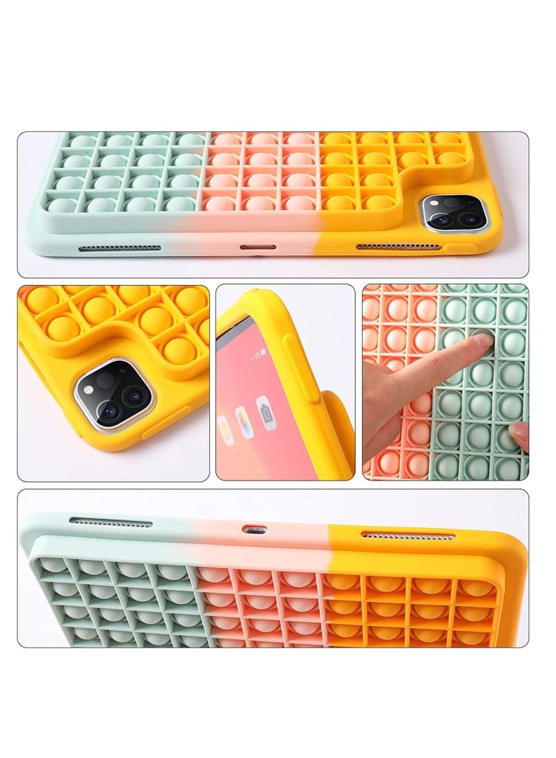 SYOSI Case for IPad Push Pop bubble Fidget Stress Toy IPad Silicone Cover Good Protection For iPad 8th Gen 2020 10.2" iPad Air 10.9" iPad Pro 11" iPad Air 4th Gen 10.9" iPad Pro 1st Gen 11 - Image 4