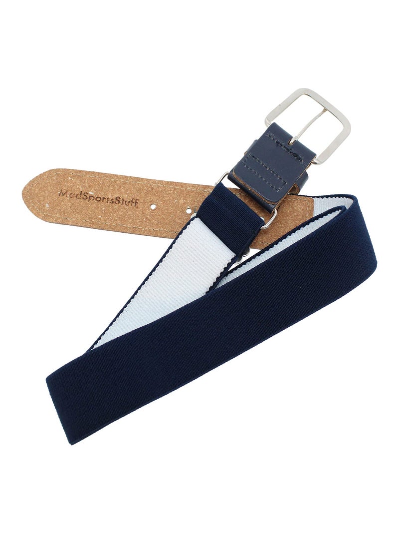 MadSportsStuff Performance Baseball Softball Belt (Adult, Navy) - Image 2