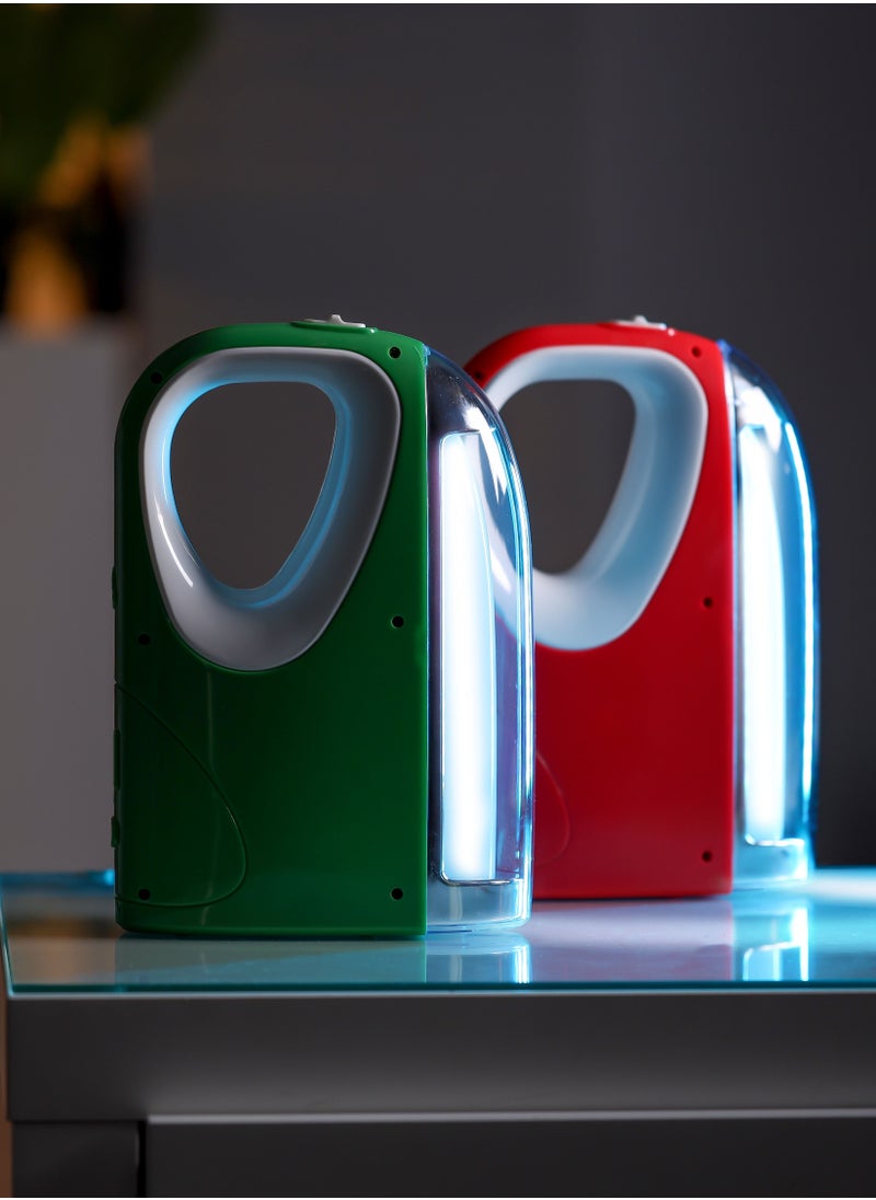 GEEPAS - 2 In 1 Rechargeable Emergency Lantern with Energy Efficient Design Extended Battery Life 60 Pieces SMD LEDs and Long Hours Working - Image 1