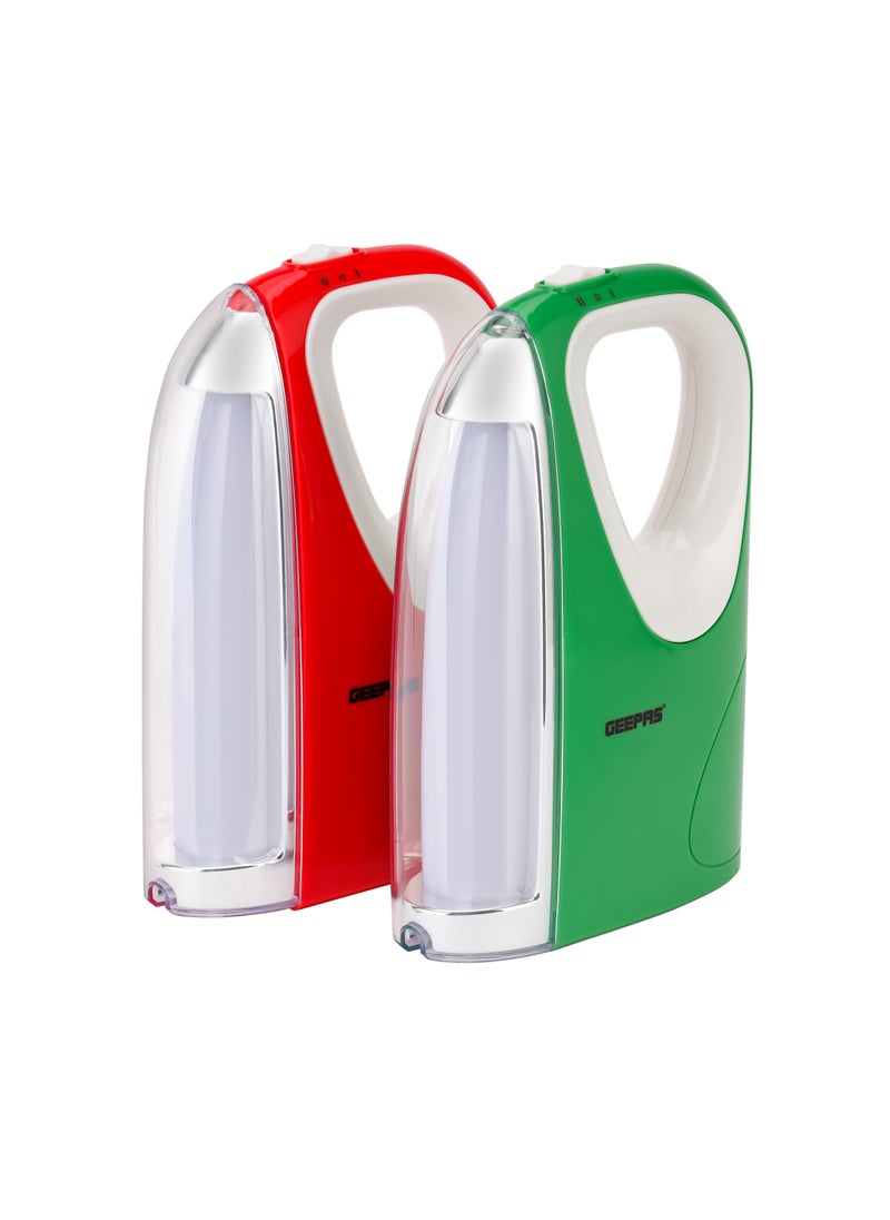 GEEPAS - 2 In 1 Rechargeable Emergency Lantern with Energy Efficient Design Extended Battery Life 60 Pieces SMD LEDs and Long Hours Working - Image 1