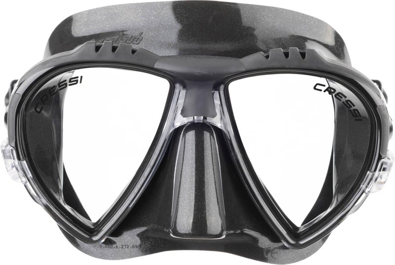 Cressi Matrix 2-Lens Masks, Black/Black - Image 2