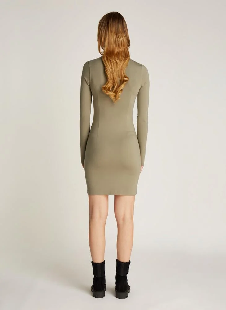 كالفن كلاين جينز Logo Detail Knitted Dress