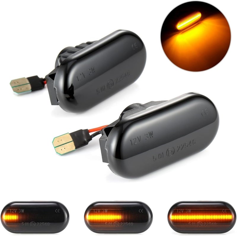 QASULER Dynamic Sequential Turn Signal Lights for Nissan - Image 4