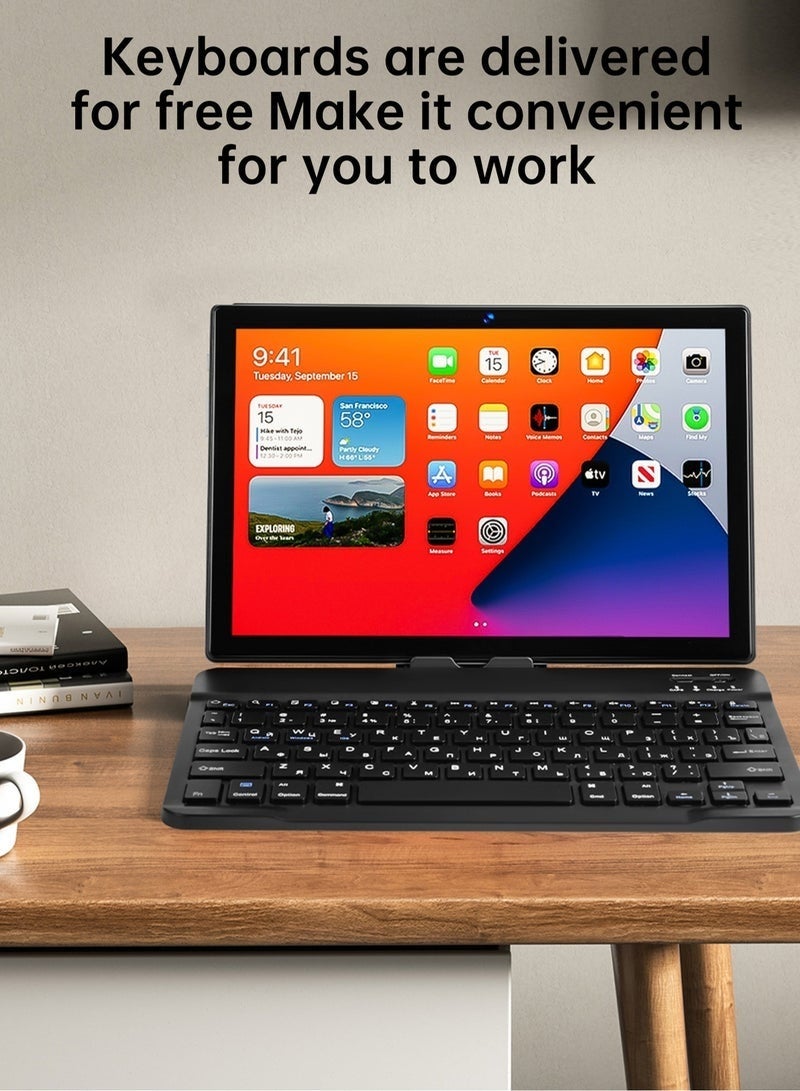 X - Prime S25 Ultra+ 10.1-Inch Android Smart Tablet with Keyboard | 16GB RAM, 1TB Storage, Octa-Core Processor, 5G Network + WiFi, Dual Camera, Slim Design â€“ Ramadi Grey - Image 2