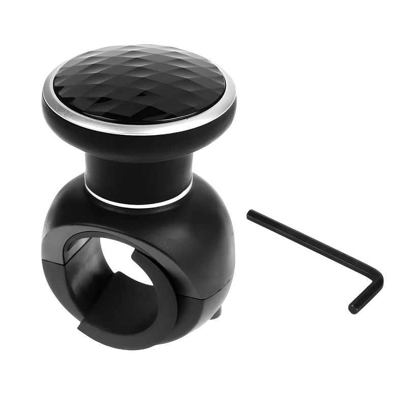 SHMZK Steering Wheel Knob Spinner Driving Turning Assist Steering Wheel Knob with Metal Bearing 360 Degree Rotation Steering Wheel Power Handle for Car Truck Boat Car Accessories - Image 3