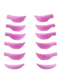 ICONSIAM Lash lift Pad Eyelash Perming Rod Soft Lash Lamination Curler Shield Mega L Curl 6 Size Lash Lifting Pads Fit All Eyes and Lashes Lamination Roller Give Eyelashes Super Curl Never Pops Off Eyes 100 Applications Perming Guards Rods Roller Mega L Padspink 