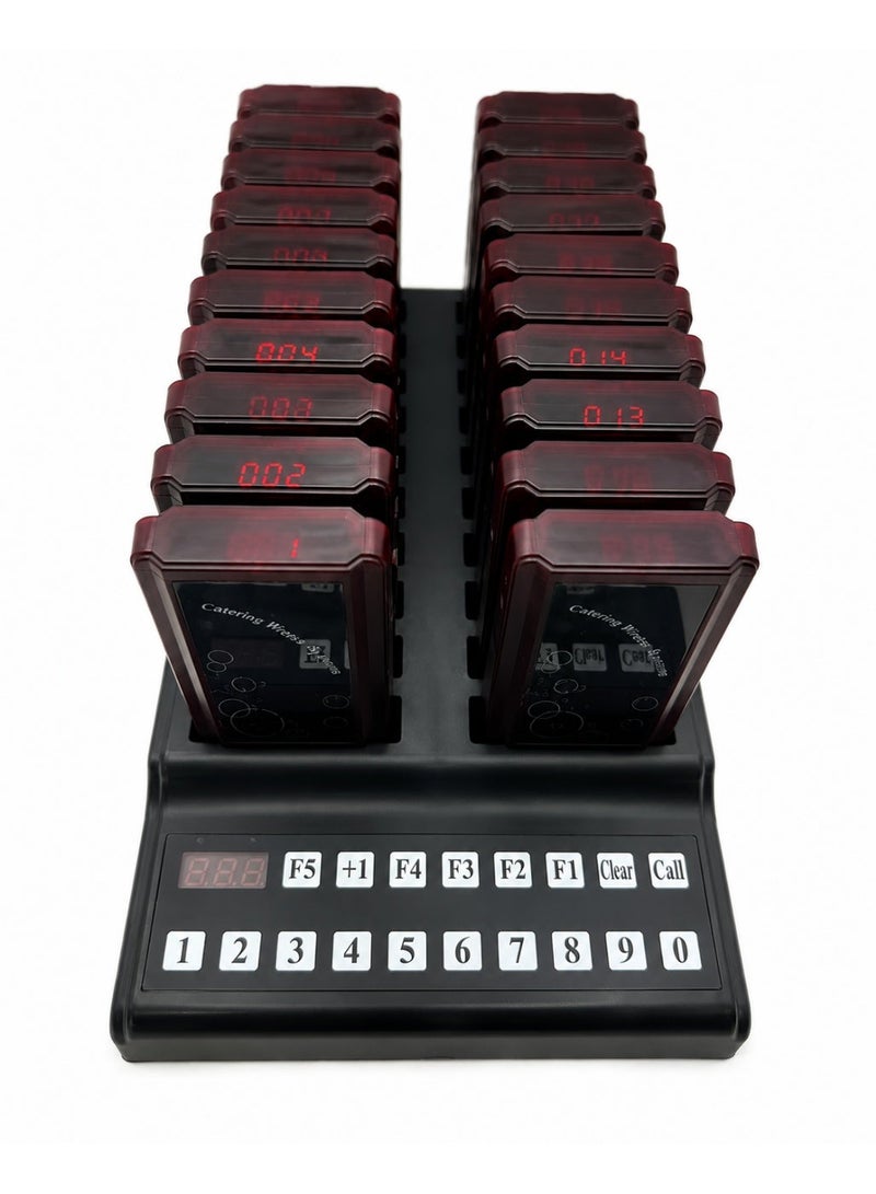 Smart Techo Wireless pager Calling System for Restaurants and cafés, 20 Coasters - Image 5
