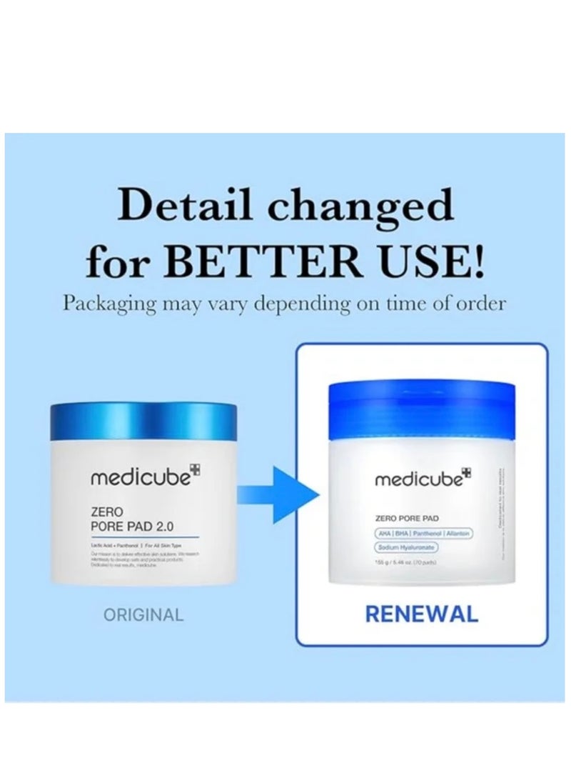 Medicube Medicube Zero Pore Pad 70 Pads  - Image 2