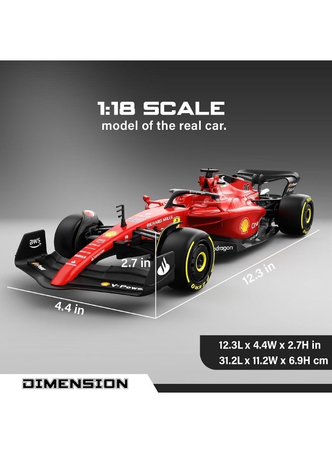 1:18 Racing Car Model , ABS Electric Remote Control Toy Vehicle With Decorative Stickers , Model Car Gift For Boys And Girls Red 31.2 cm*11.2 cm*6.9 cm - Image 2