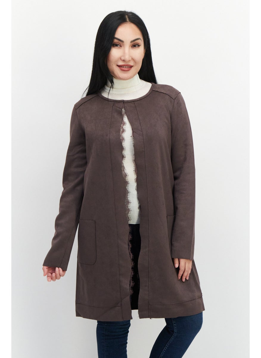 Women Plain Cardigan, Truffle - pzsku/Z339934970A7779FB1715Z/45/_/1724350955/736692d6-ec4a-45cf-9e13-3d283eada887