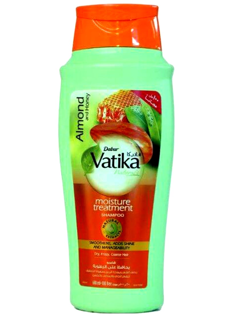 VATIKA Vatika Naturals Moisture Treatment Shampoo Almond & Honey  600Ml  - Image 2
