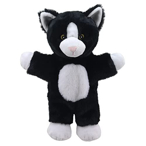 The Puppet Company Cat Black and White Walking ECO Puppets - Image 1