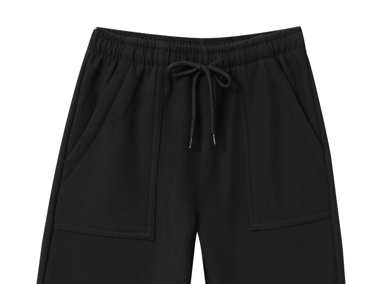 ZooYung Toddler Fleece Lined Warm Snow Hiking Pants Baby Boys Girls Winter Ski Sweatpants Kids Running Joggers(13766Black4T) - Image 3