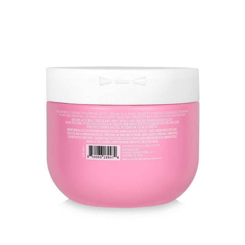 NATURE WELL Bouncy Plumping & Moisturizing Body Cream, Lightweight & Quick-Absorbing Formula to Help Visibly Firm & Smooth Skin, Scented with Tuberose, Dragonfruit, Lychee & Golden Amber, 12 Oz - Image 2