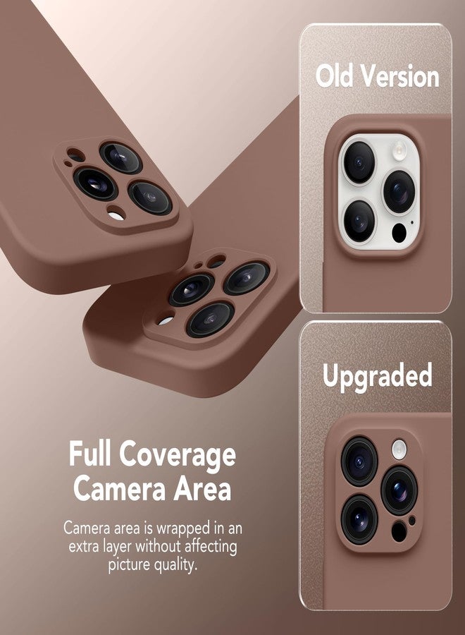 SuydanBox Magnetic for iPhone 14 Pro Case, Compatible with MagSafe, [Full Camera Protection][Screen Protector] Silicone Shockproof Protective Phone Case for iPhone 14 Pro 6.1", Brown - Image 5