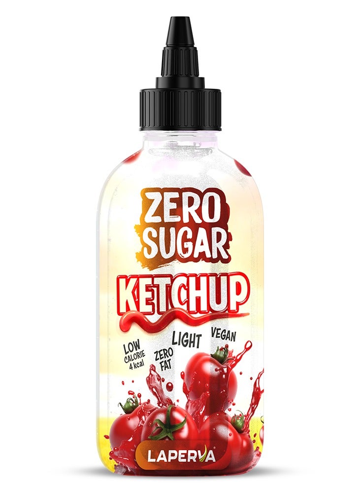 Laperva Zero Sugar Tomato Ketchup Sauce, 290 Gm, Vegan, Keto-Friendly