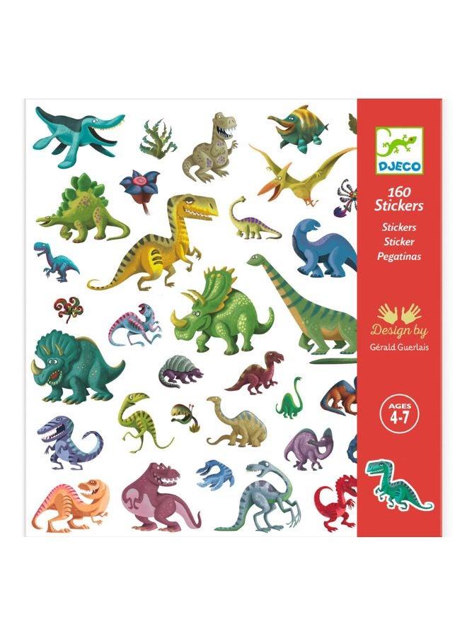 DJECO Dinosaurs Stickers - Image 1