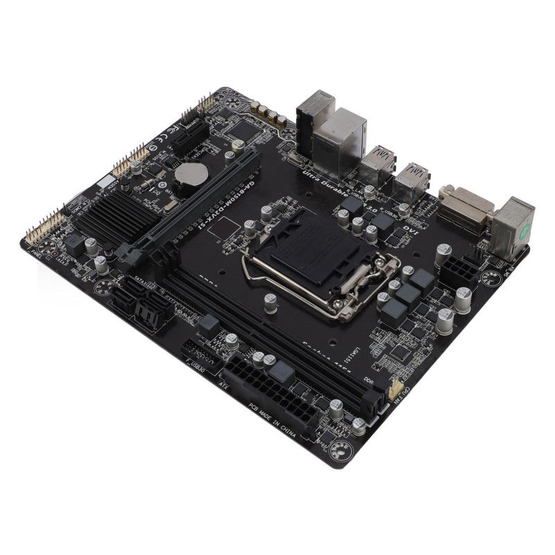 فوكس كون اللوحة الأم M-ATX بمقبس LGA 1151 وفتحتي ذاكرة DDR4 مزدوجتين - مخرج DVI للوحة الأم لأجهزة الكمبيوتر المخصصة للألعاب والمكتب المنزلي - Image 4